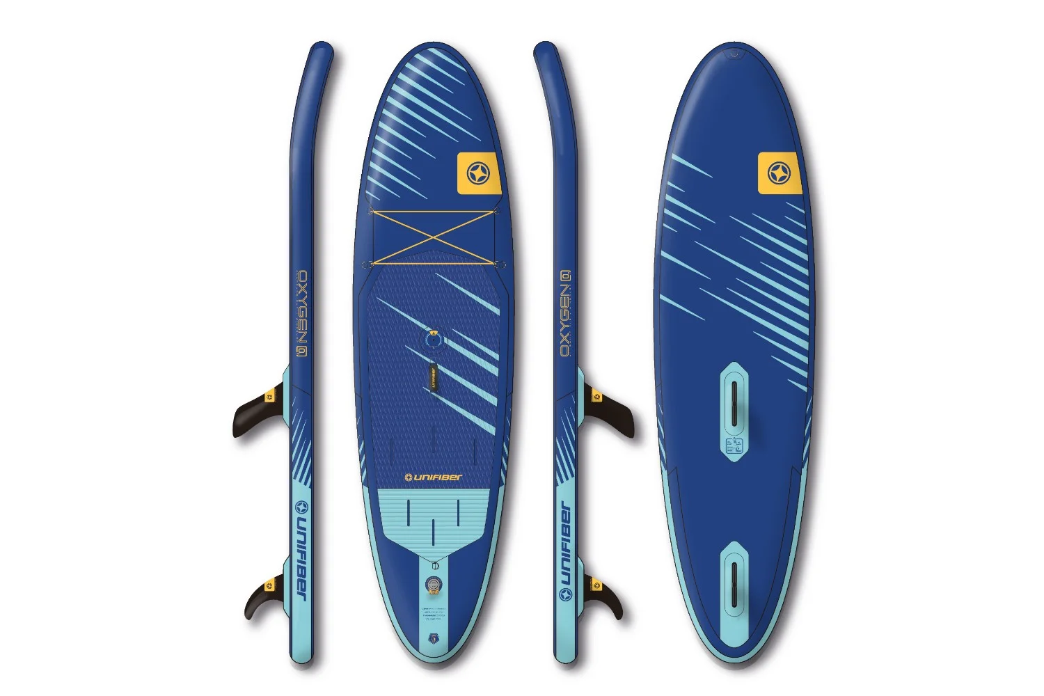 Unifiber Oxygen iWindSup 10'7" (FCD) With Leash