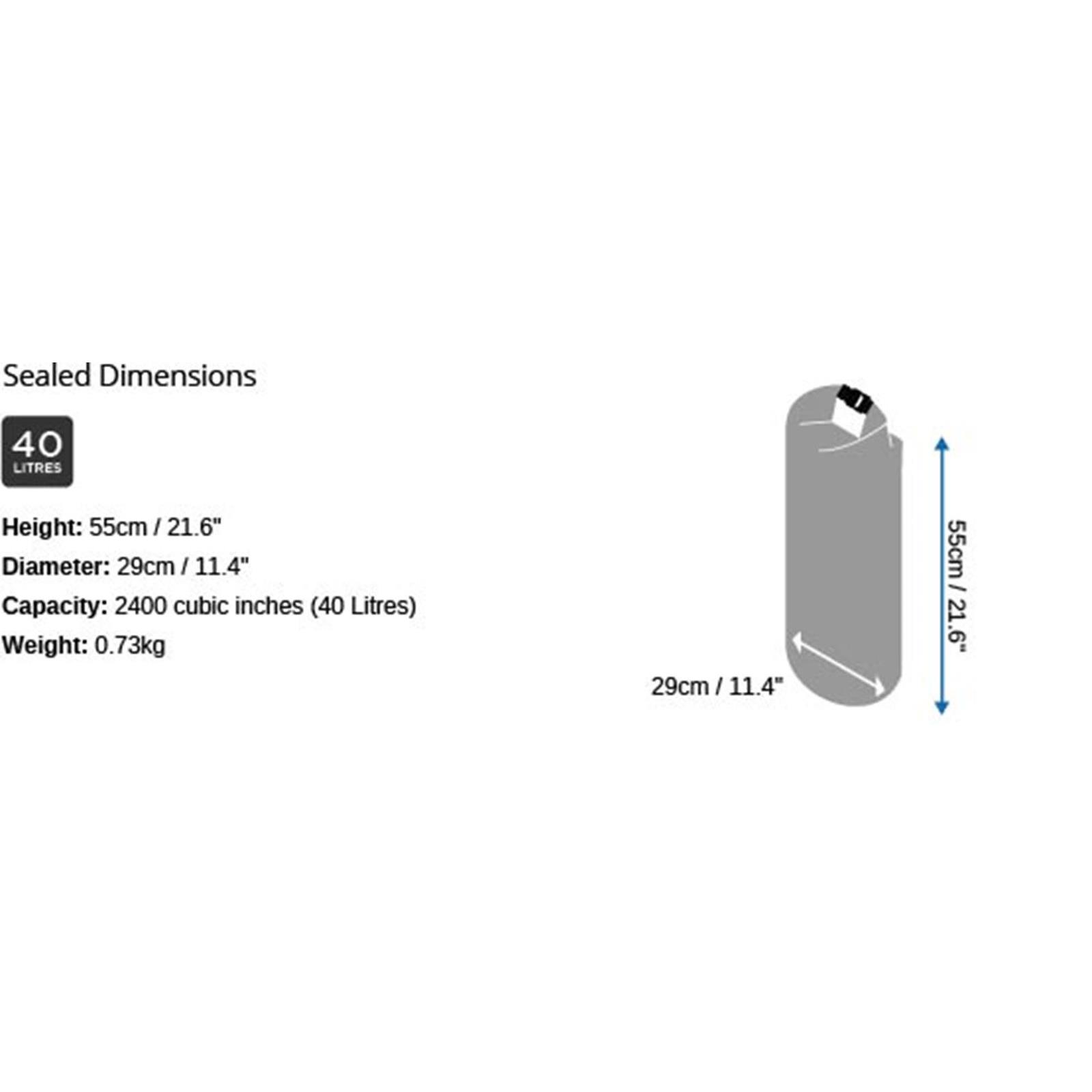 OverBoard Packsäck 40 Liter vit - 5