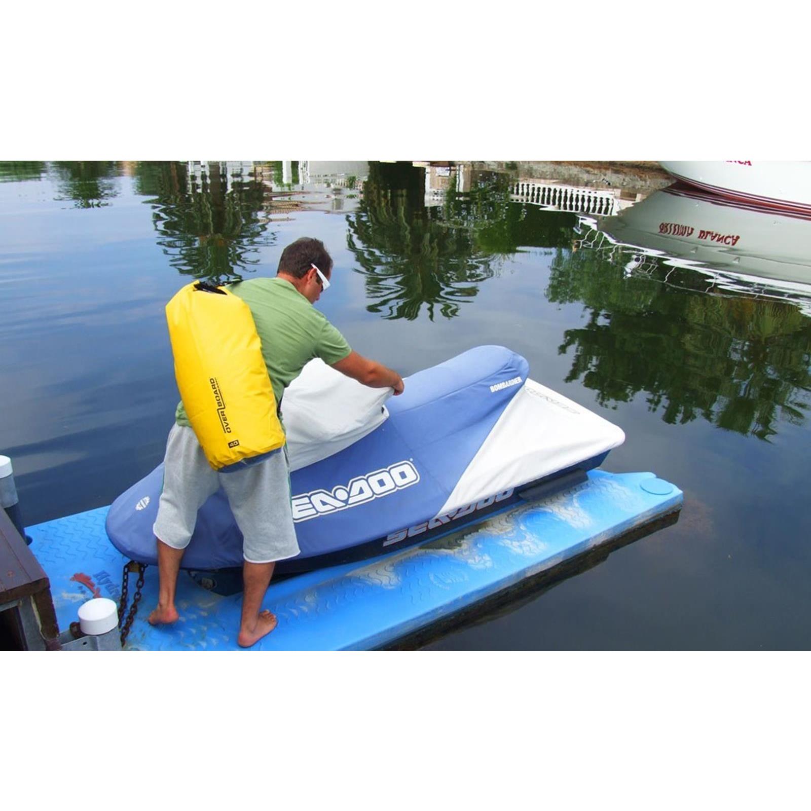 OverBoard Packsäck 40 Liter vit - 3