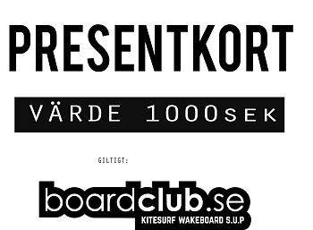 PRESENTKORT 1000sek