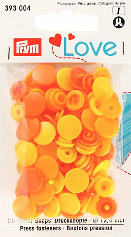 Color Snaps Gul/Orange Prym