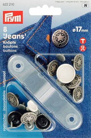 Jeans 17mm jeansknapp Prym