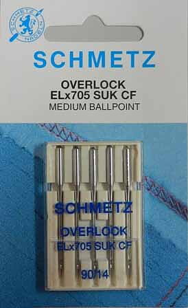 Symaskinsnål overlock ELX705 SUK CF jersey