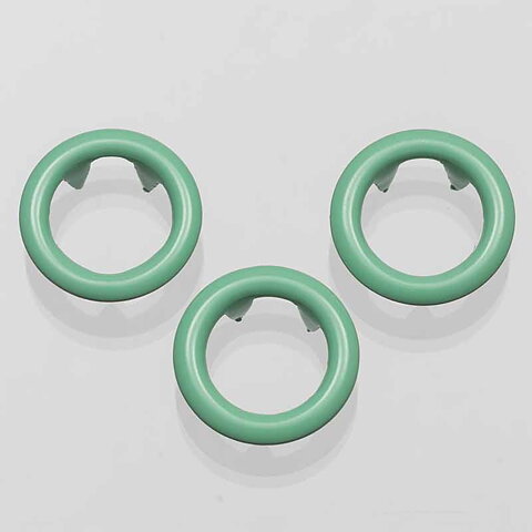 Grön Mint Ring tryckknapp