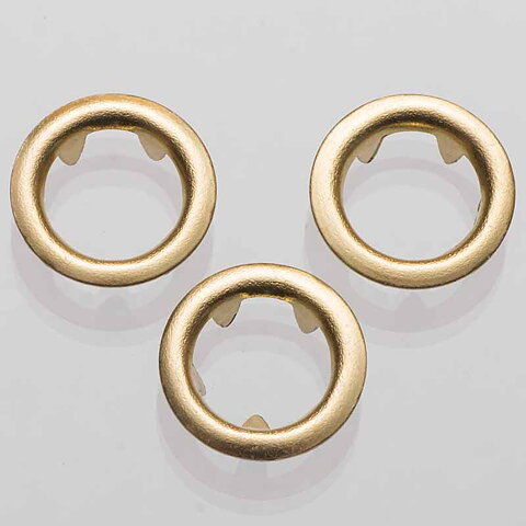 Guld pläterad Ring tryckknapp