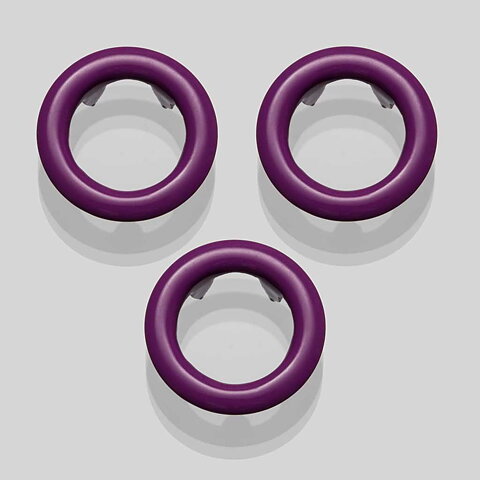 Lila Mellan GAMMAL Ring tryckknapp