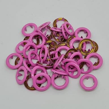 Rosa Bubbelgum Ring tryckknapp