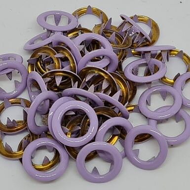 Lila Lavendel Ring tryckknapp