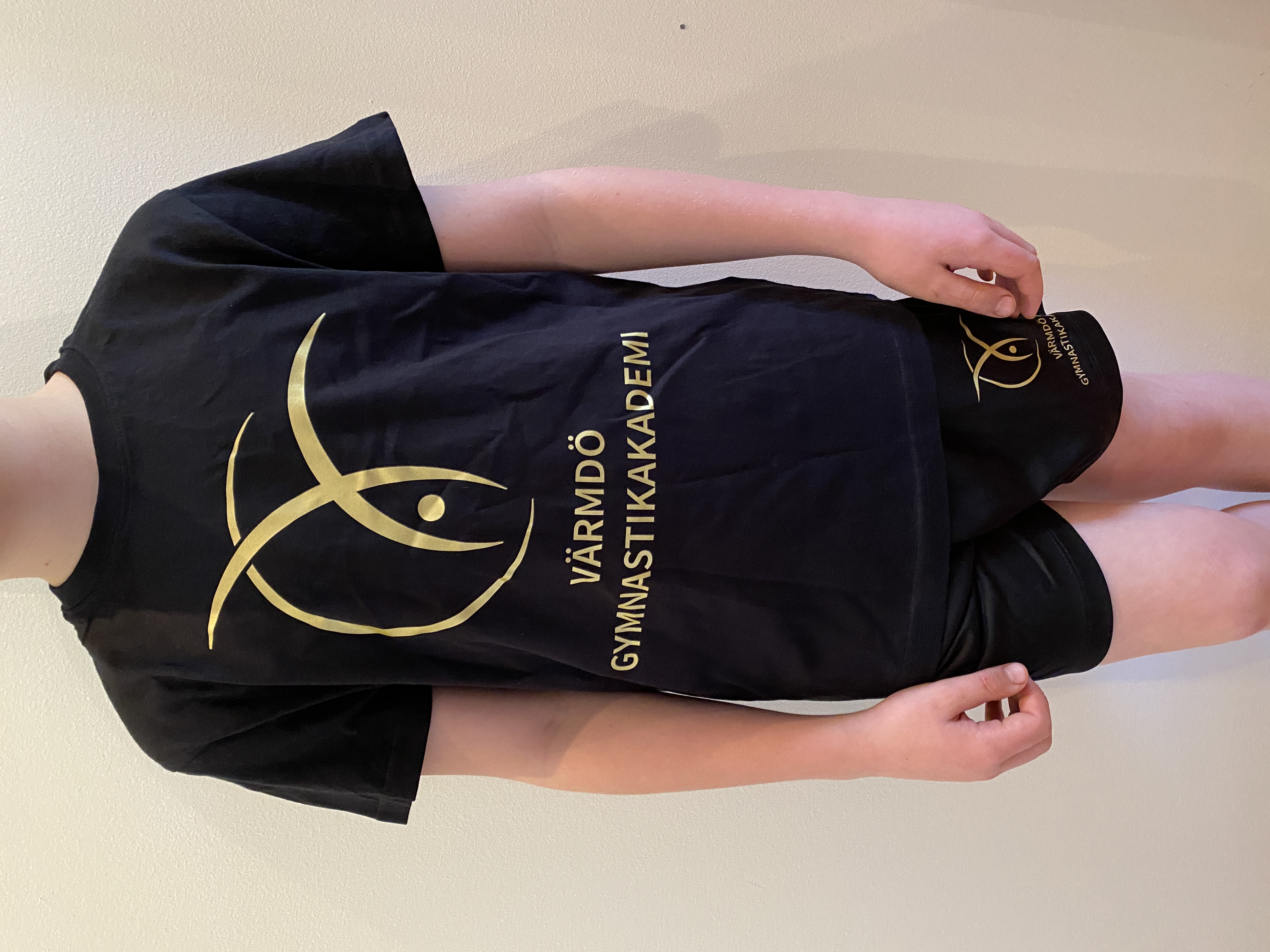 T-shirt i bomull för Värmdö Gymnastikakademi, barnmodell