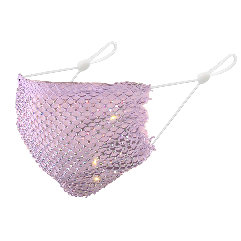 Ansiktsmask med Rhinestones, 1-pack - 8