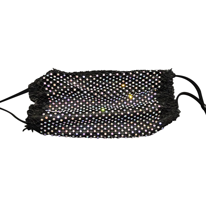 Ansiktsmask med Rhinestones, 1-pack - 3