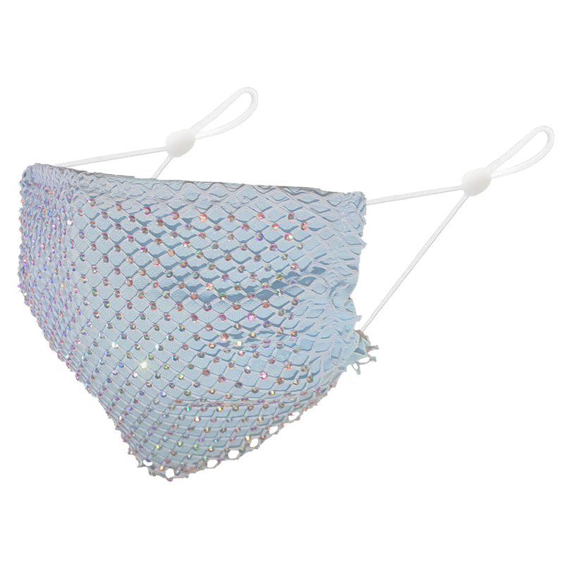 Ansiktsmask med Rhinestones, 1-pack - 9