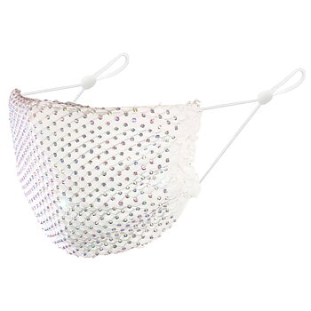 Ansiktsmask med Rhinestones, 1-pack