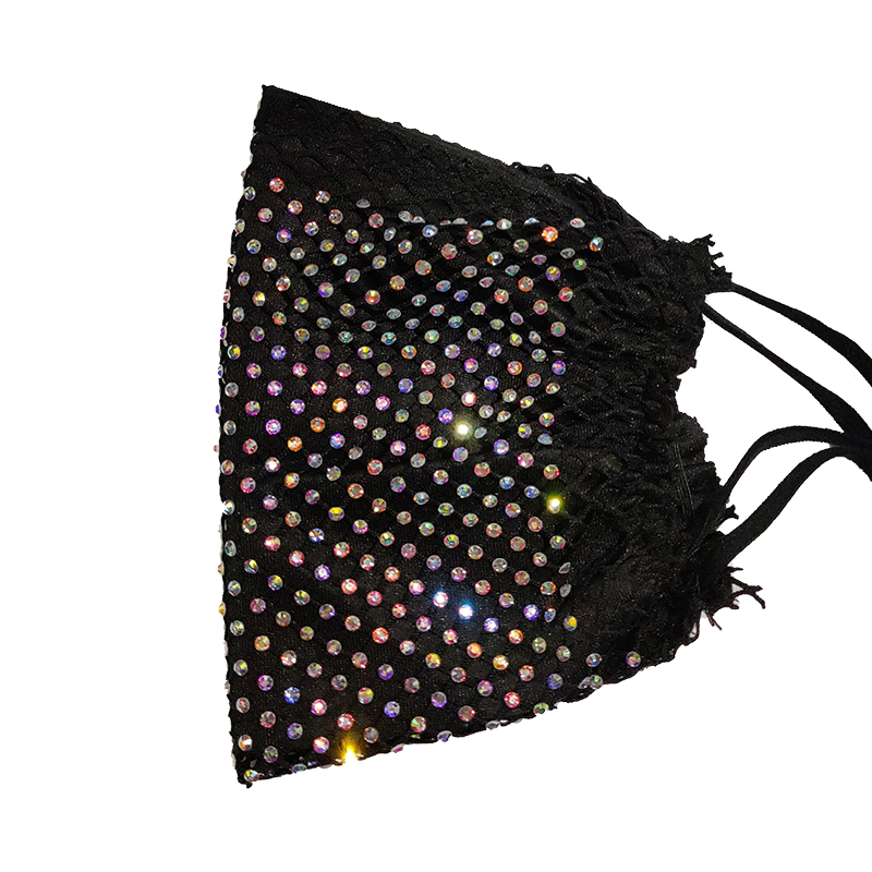 Ansiktsmask med Rhinestones, 1-pack - 5