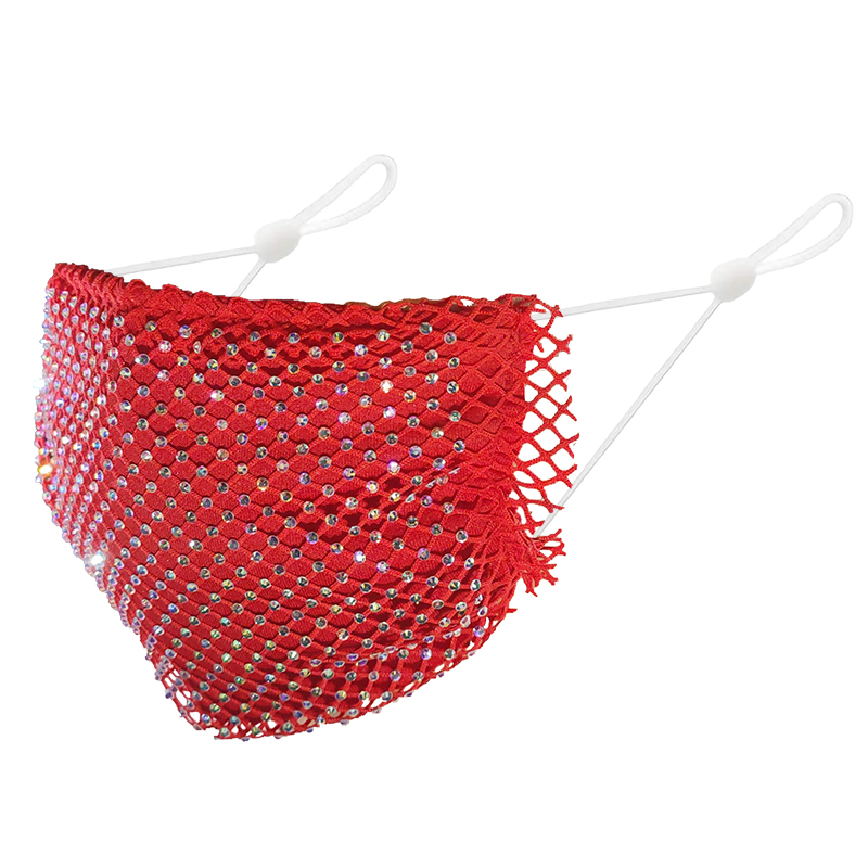 Ansiktsmask med Rhinestones, 1-pack - 7