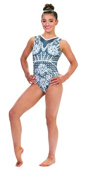 GK-3892 Blooming Beauty Workout Leotard 