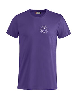 Basic Tee i lila bomull, i juniormodell Gråbo Gymnastik
