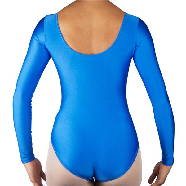 Turn og Gymnstikkddrakt med lange ermer, royal lycra, for Ramstad Turnforening - 2