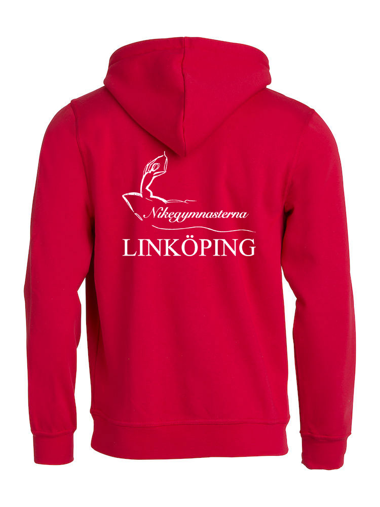 Clique Basic Hoodie med föreningslogo, seniormodell