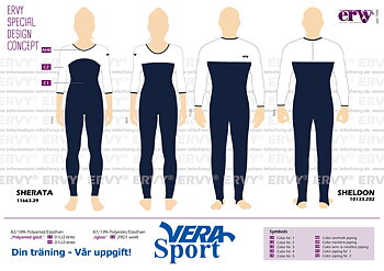 Sherata och Sheldon heldräkt/ catsuit
