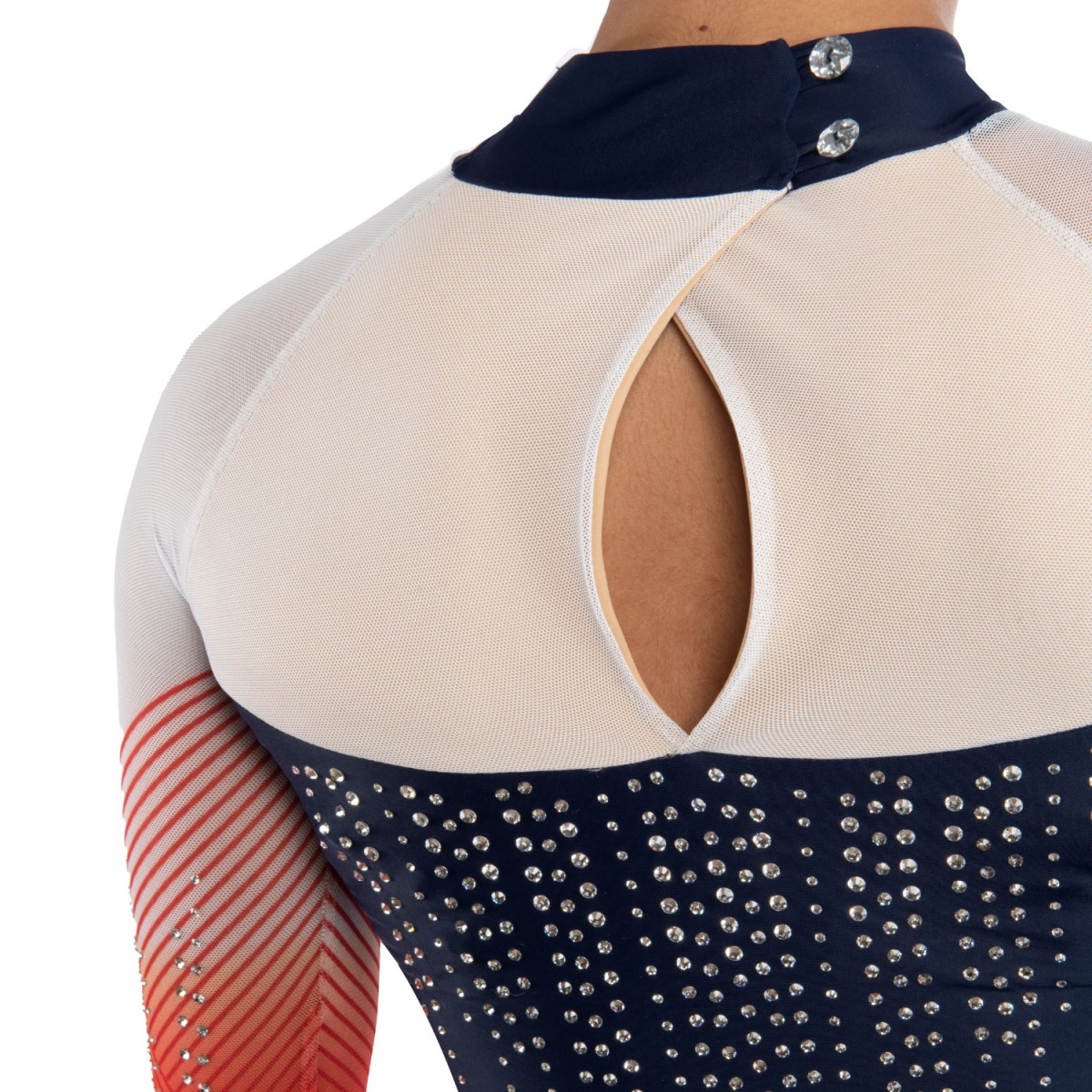 IMPERIAL Turn og Gymnastikk drakt, lycra, sublimert mesh med stener - 3