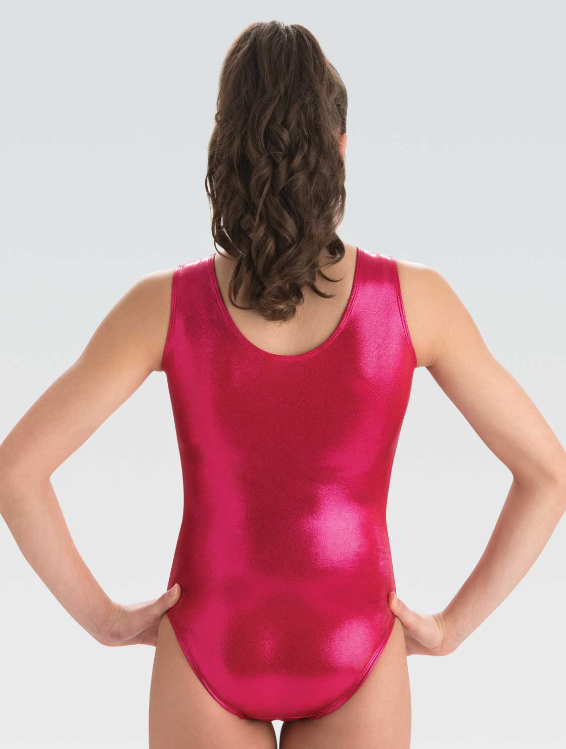 Gymnastikdräkt glittrigt tyg, 11 olika färger - 31
