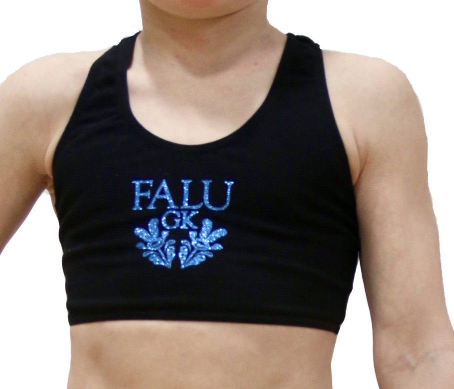 Sporttopp i supplex  med Falu GK glitterlogga