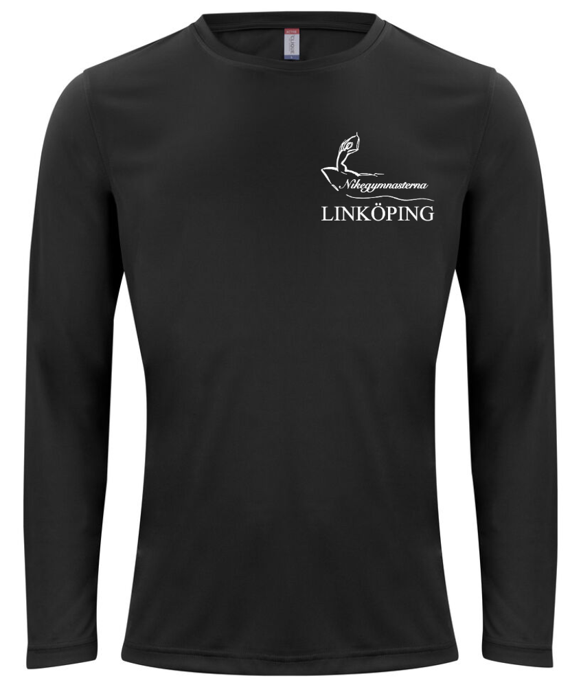 Basic Active långärmad T-shirt, GF Nikegymnasterna, Dammodell