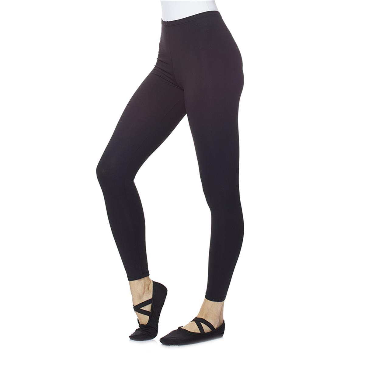 Tights utan fot i lycra, silicon i midjebandet