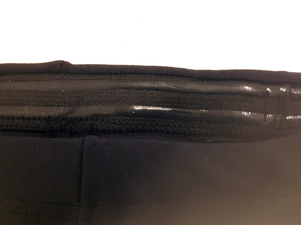 Tights med halvfot i lycra, silicon i midjebandet - 2