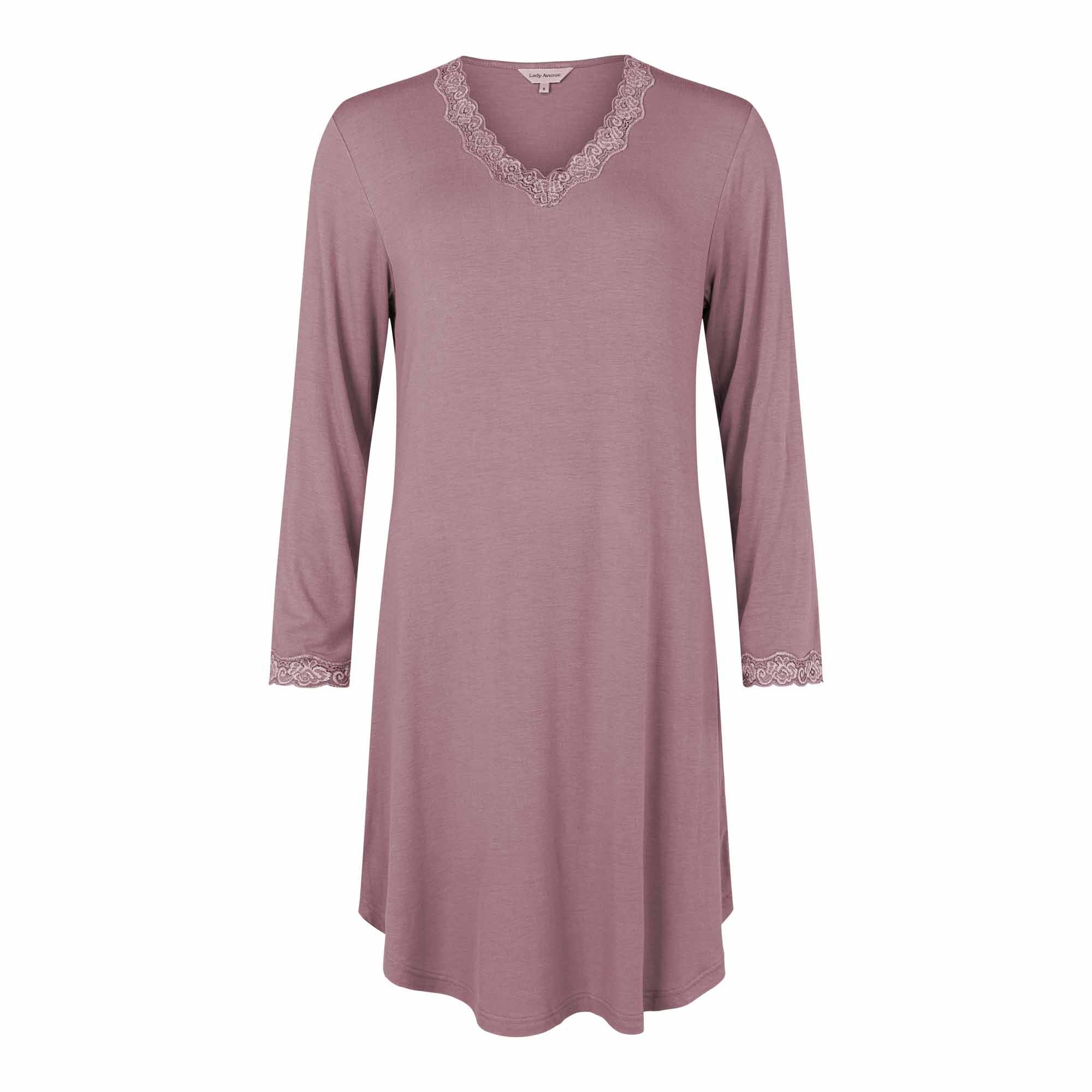Lady Avenue Bamboo Long Sleeve Nightdress