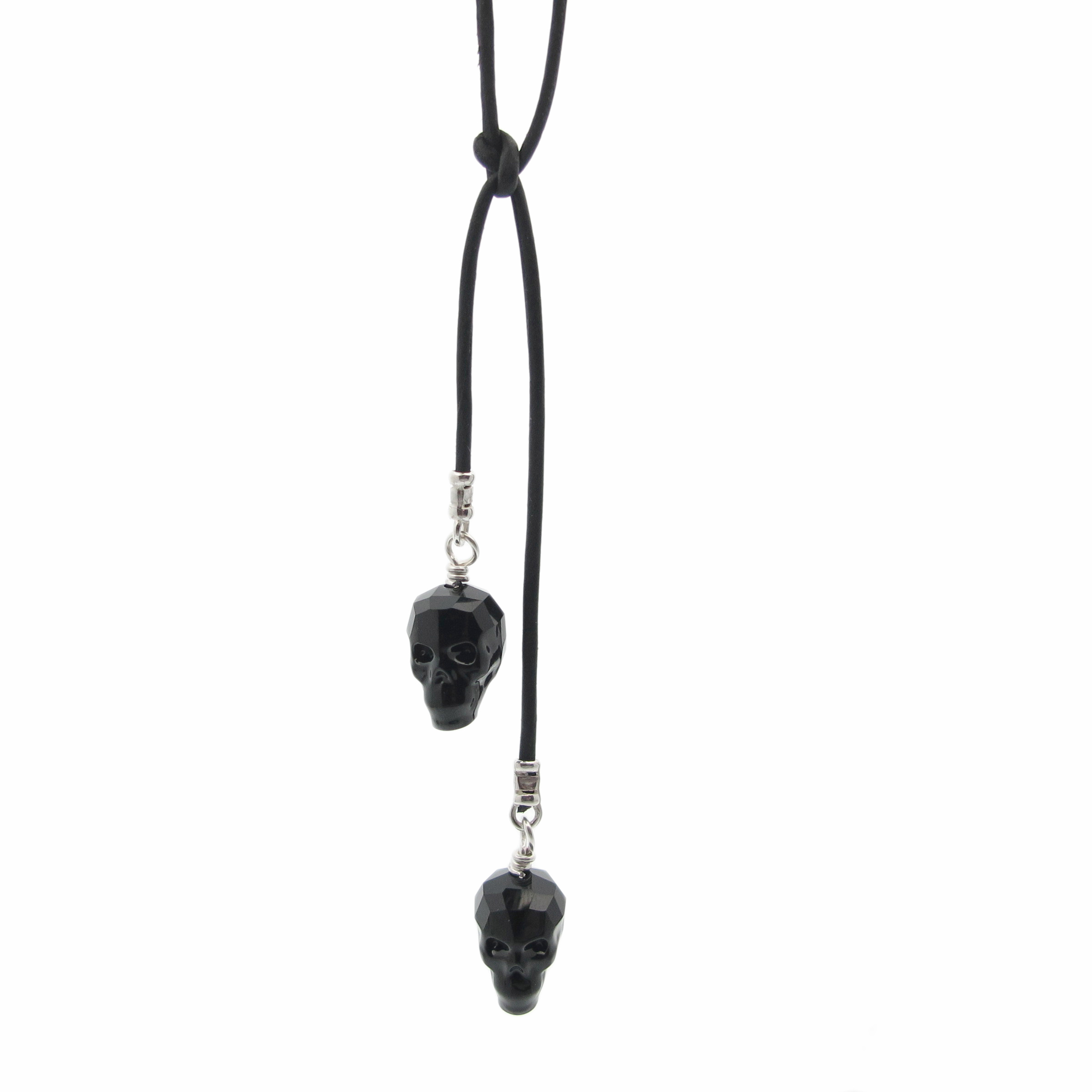 Läderrem 1.5mm Svart - metervara - 3