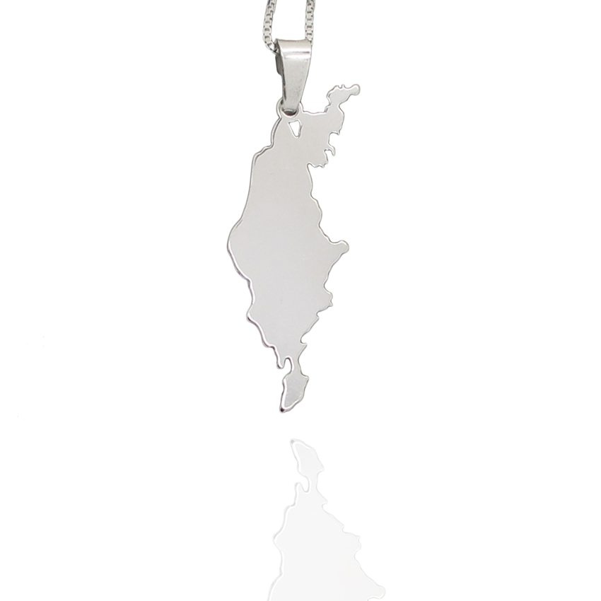 Sterling Silver Necklace Gotland 30mm - 2