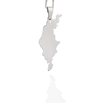Sterling Silver Necklace Gotland 30mm