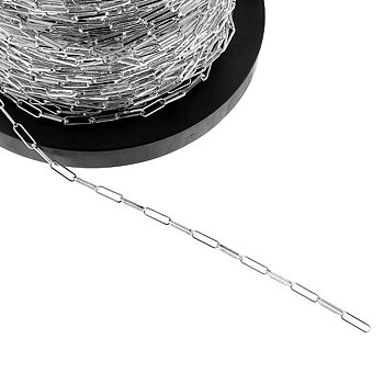 Oval 3.10x10.70mm Silverkedja - 10cm