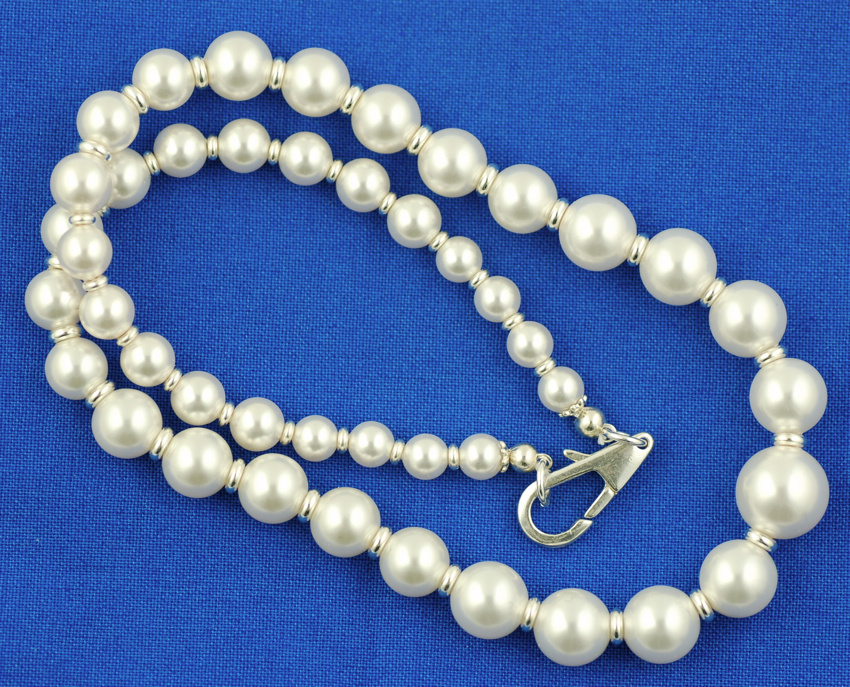 Sterling silver Crimp cover 3 mm - 6