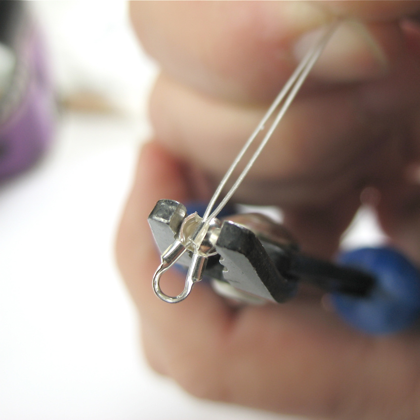 Sterling silver Crimp cover 3 mm - 4
