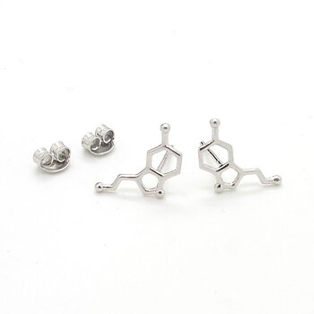 Sterling Silver Serotonin Earring