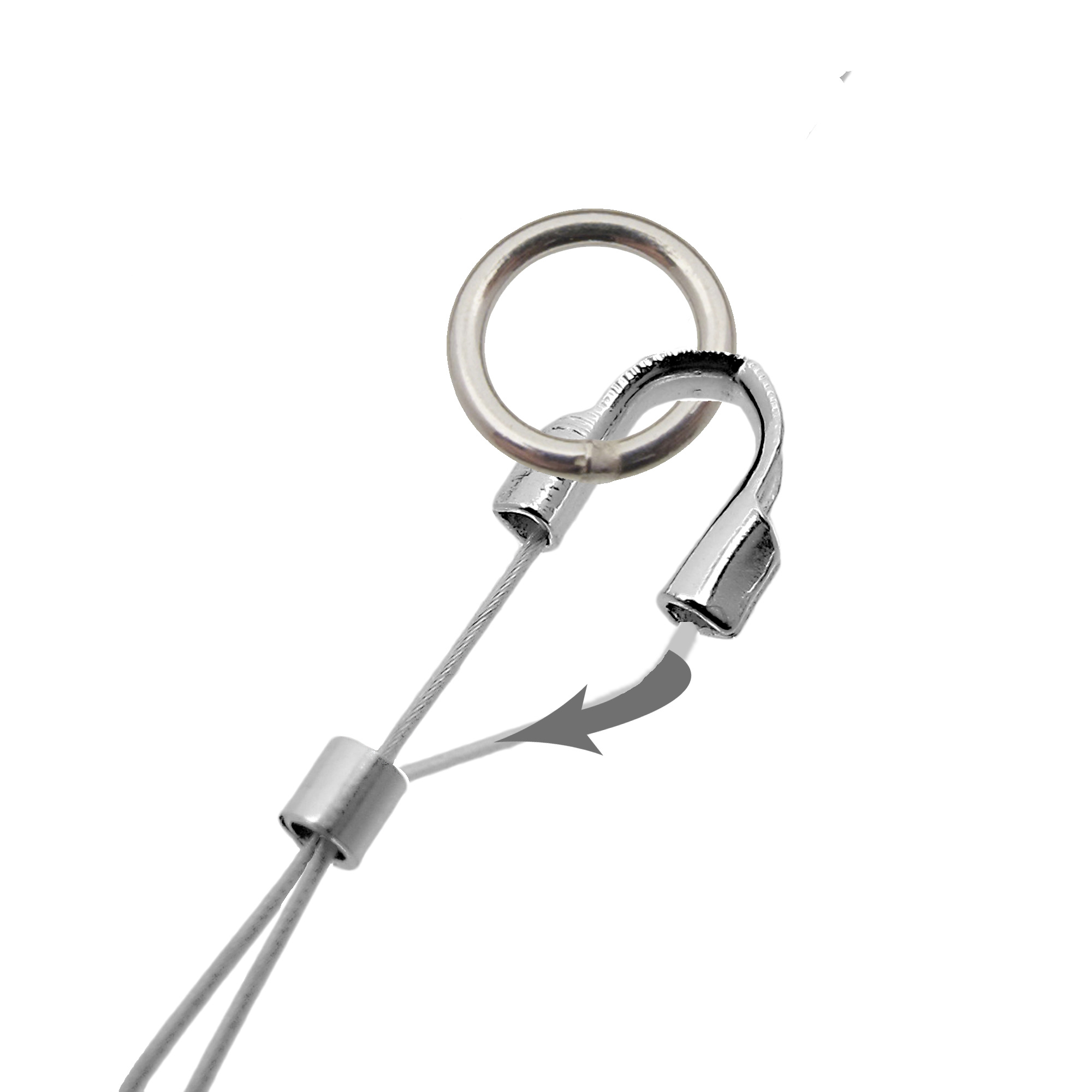 Wireskydd 0.53mm i Äkta Silver - 5