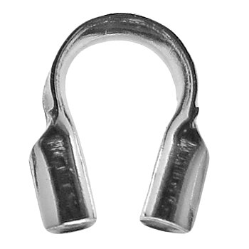 Wireskydd 0.8mm i Äkta Silver