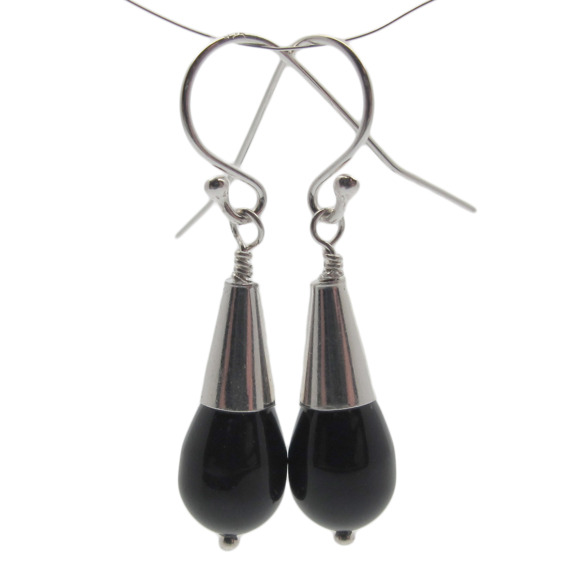 Öronkrok i Sterlingsilver med kula - 3