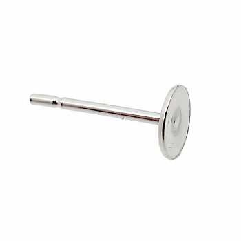 Örstift med platta 5mm i Sterlingsilver