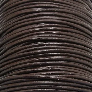 Läderrem 2mm Brun - metervara