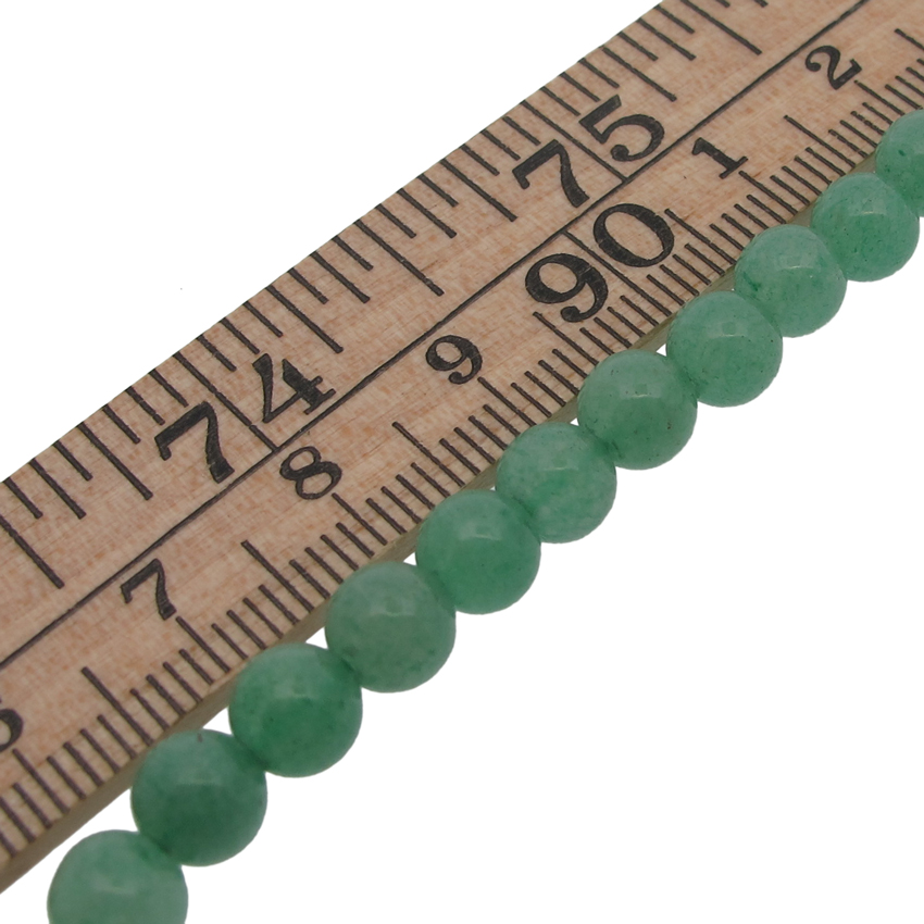 Aventurine Green round Semiprecious-gemstone 6mm - 2