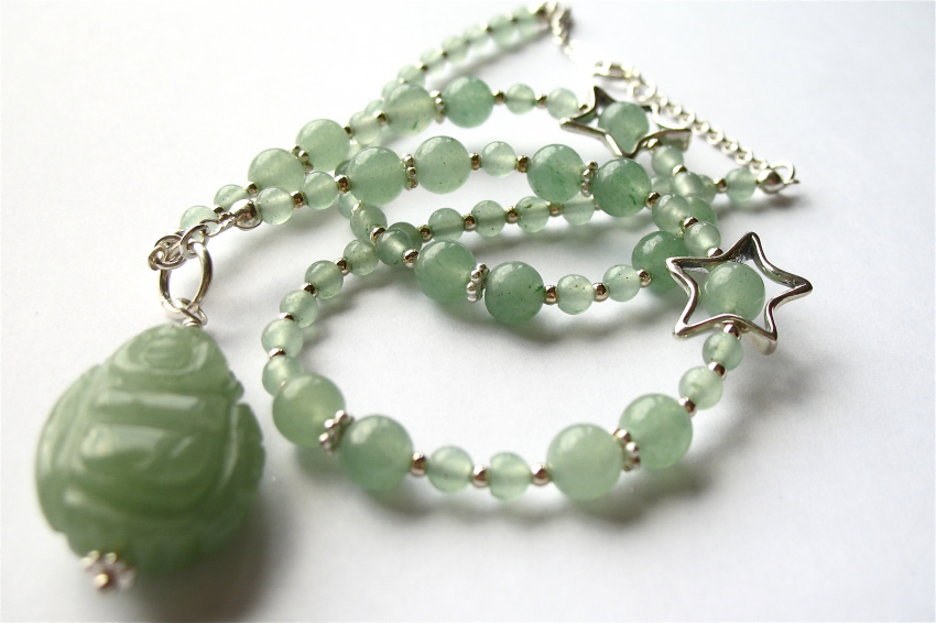 Aventurine Green round Semiprecious-gemstone 6mm - 3