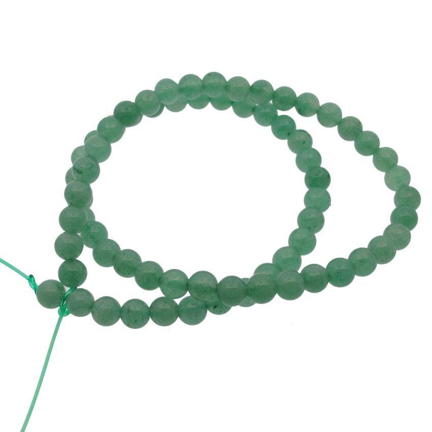 Aventurine Green round Semiprecious-gemstone 6mm