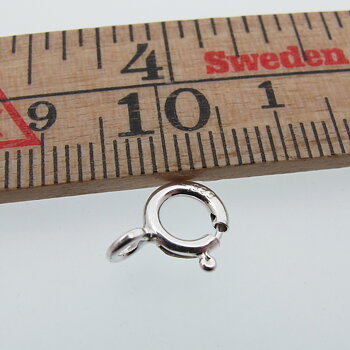Ringlås 7mm - öppen ögla