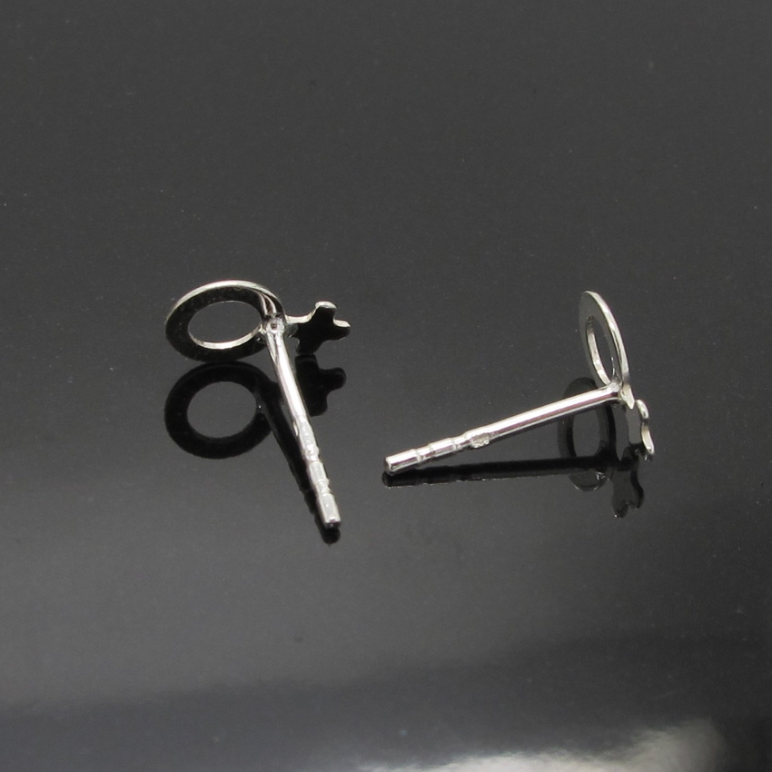 Örhänge med stift - Kvinnosymbol - 4