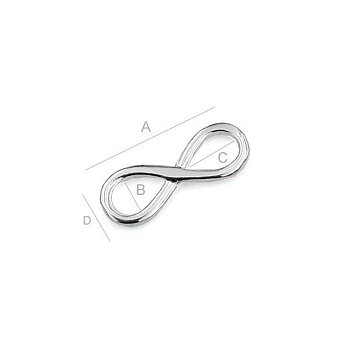 Silverberlock - Evighetstecknet 17.5mm