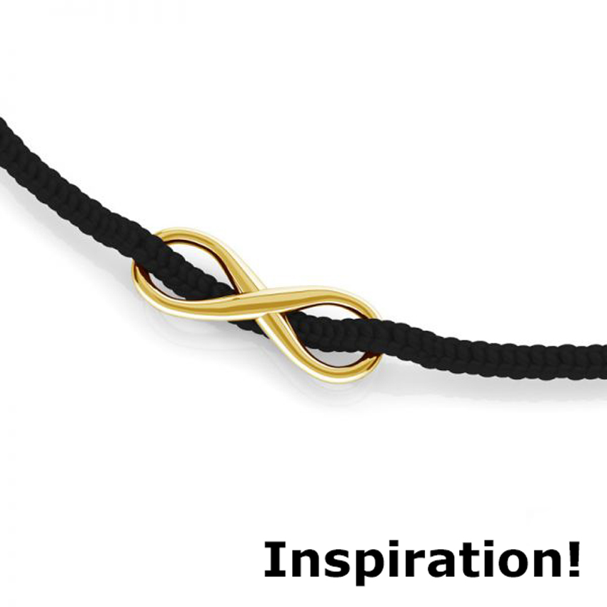 Sterling Silver Gold-plated Eternity Link 17.5 mm - 3